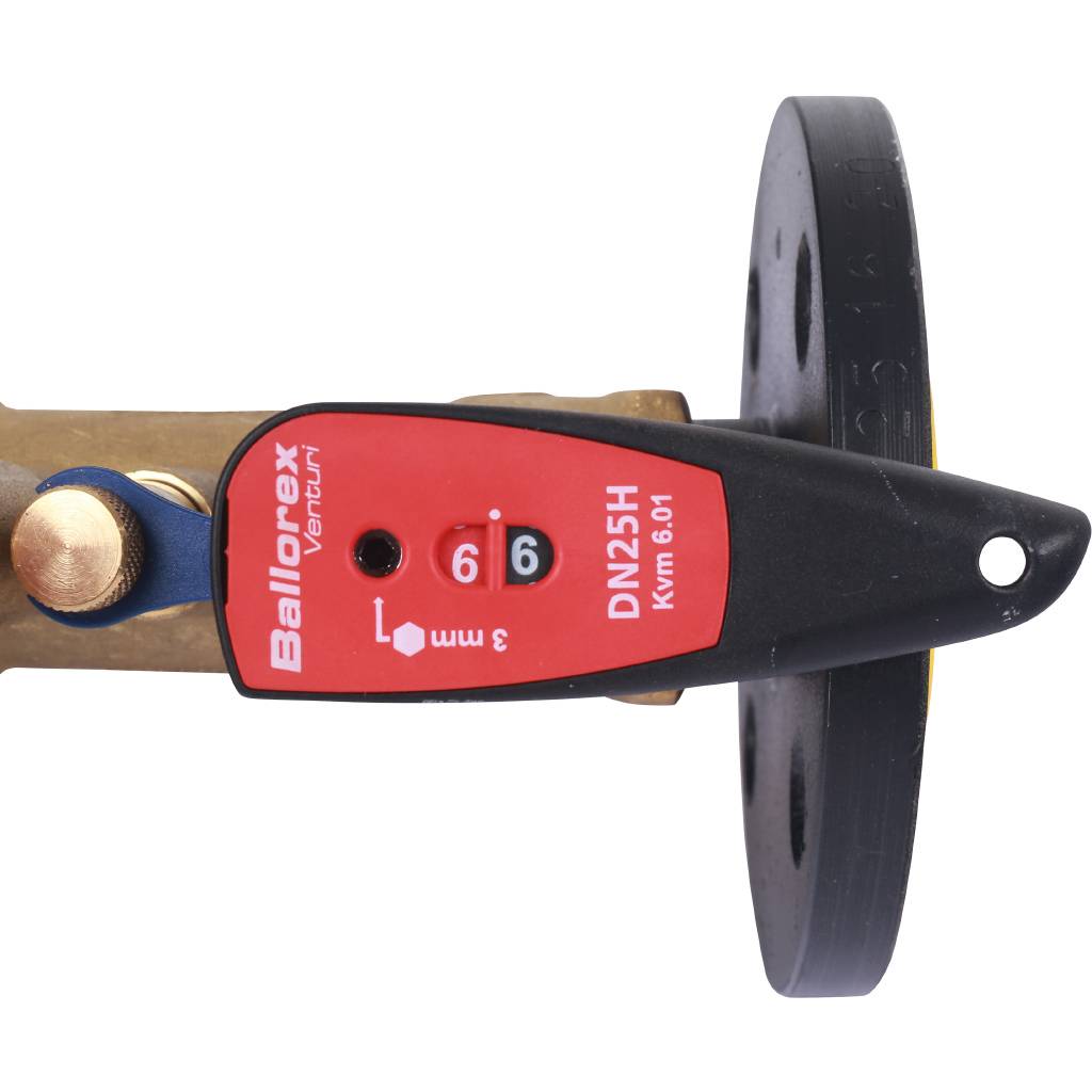 Клапан балансировочный BROEN Venturi FODRV DN50 PN16 Kvs=36 м3/ч ручной с дренажем 4855500H-001005