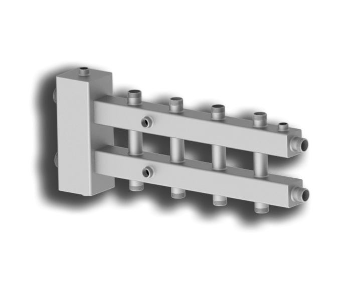 Коллектор Север-М5 (Aisi) до 70 кВт с гидроразделителем 5 контуров