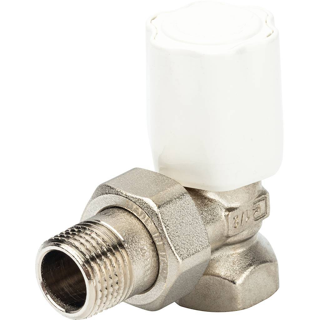 Регулирующий вентиль Luxor RS 02 1/2 ручной угловой