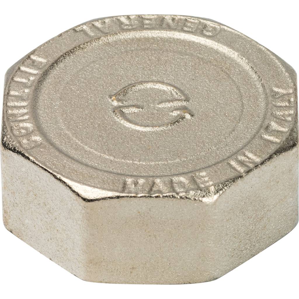 Заглушка STOUT 1 1/4" ВР (никелированная)