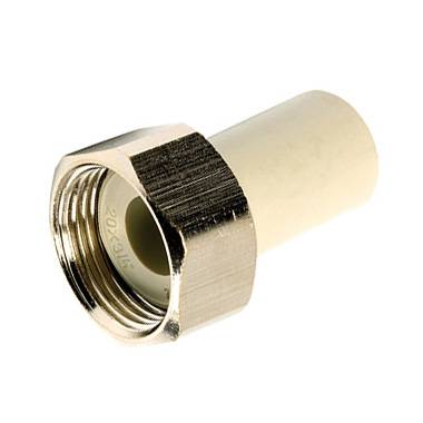 Штуцер Ekoplastik ППР 20x3/4" с накидной гайкой