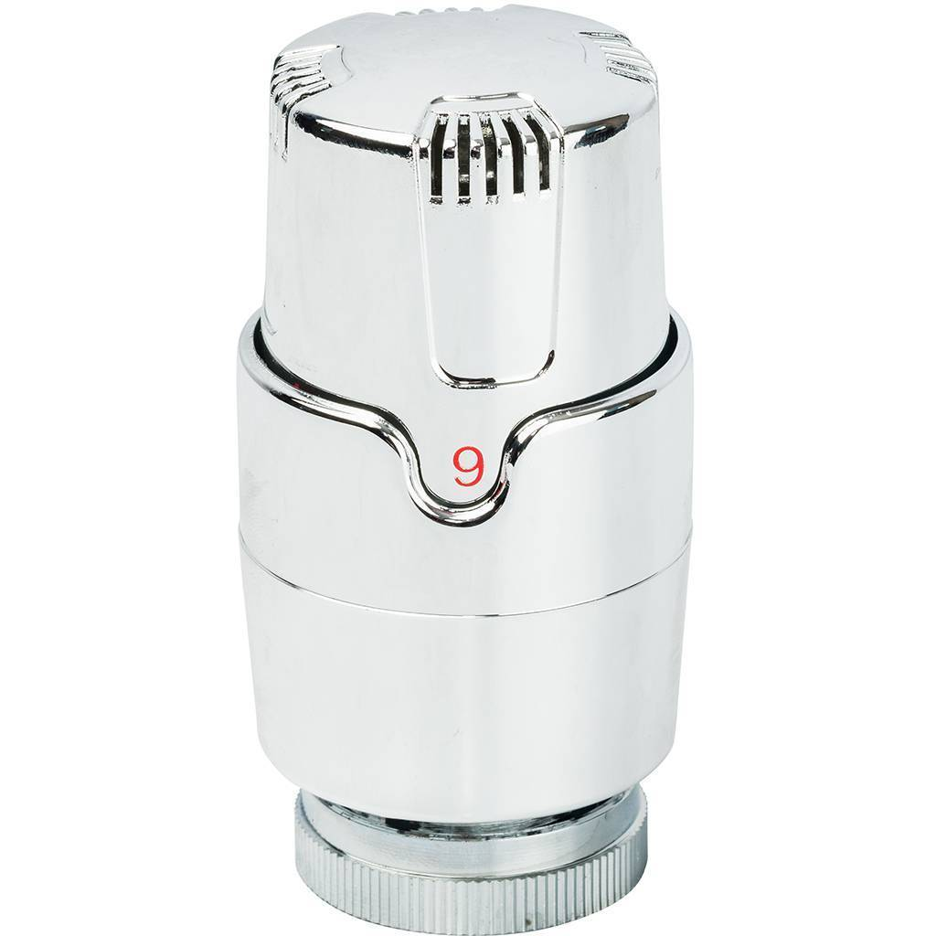 Термостатический комплект LUXOR KT 269/A 1/2"EK угловой правый (RCD269/A+DCS33/A+TA1200) белый-хром