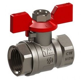 Кран шаровой ARCO Sena 1/2"x1/2" ВВ полнопроходной (ручка бабочка)