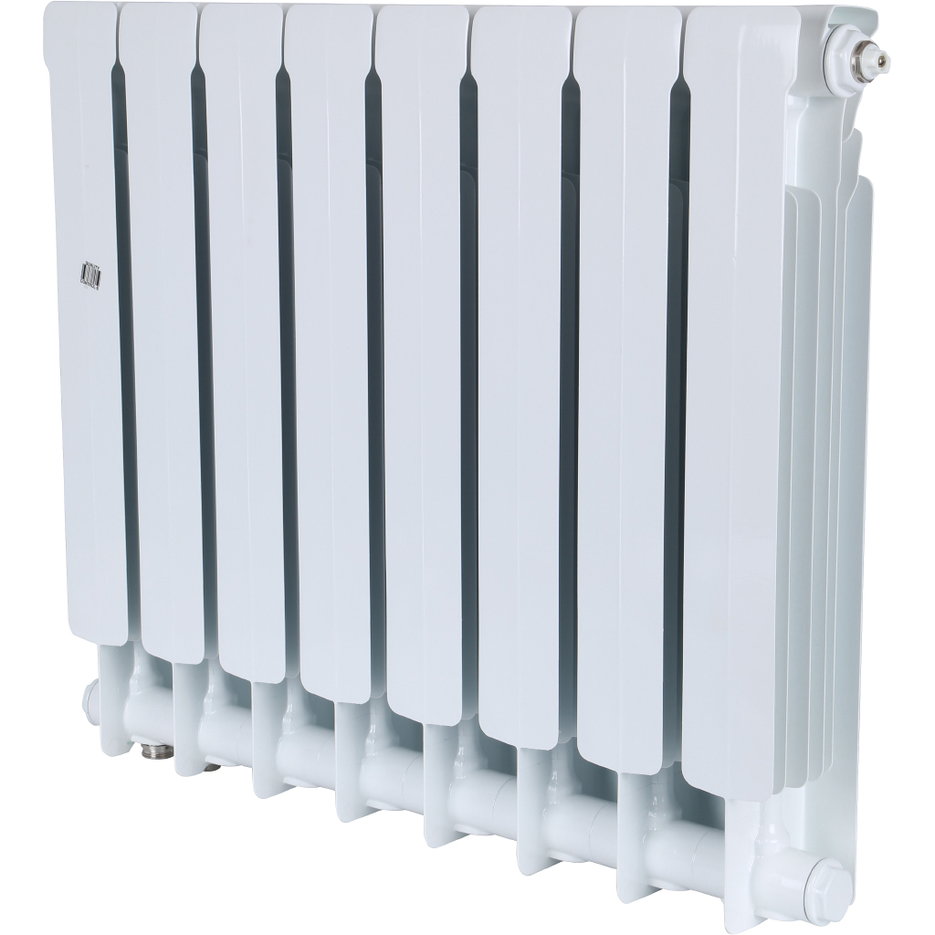 Радиатор биметаллический STOUT Space 500 x 8 секций (нижнее правое подключение)