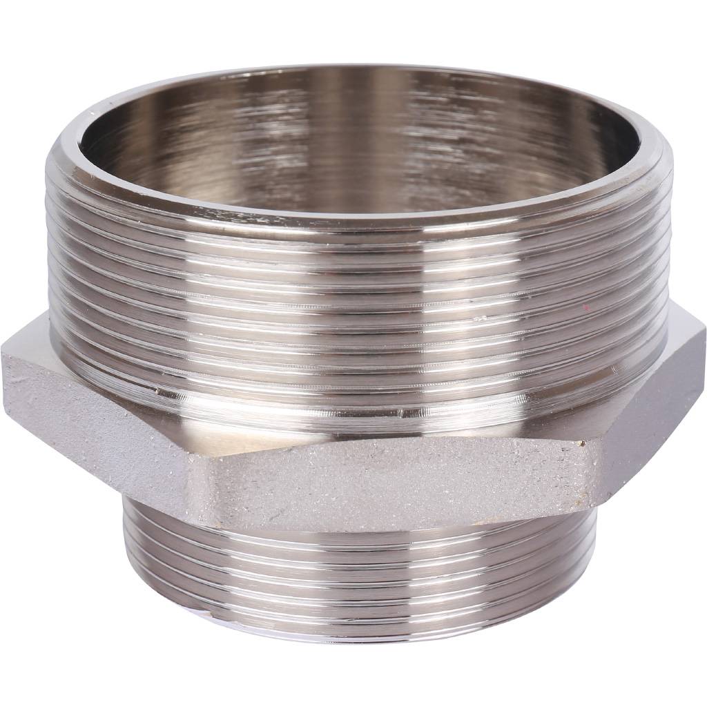 Ниппель STOUT 2 1/2"х2" переходной HH (никелированный)