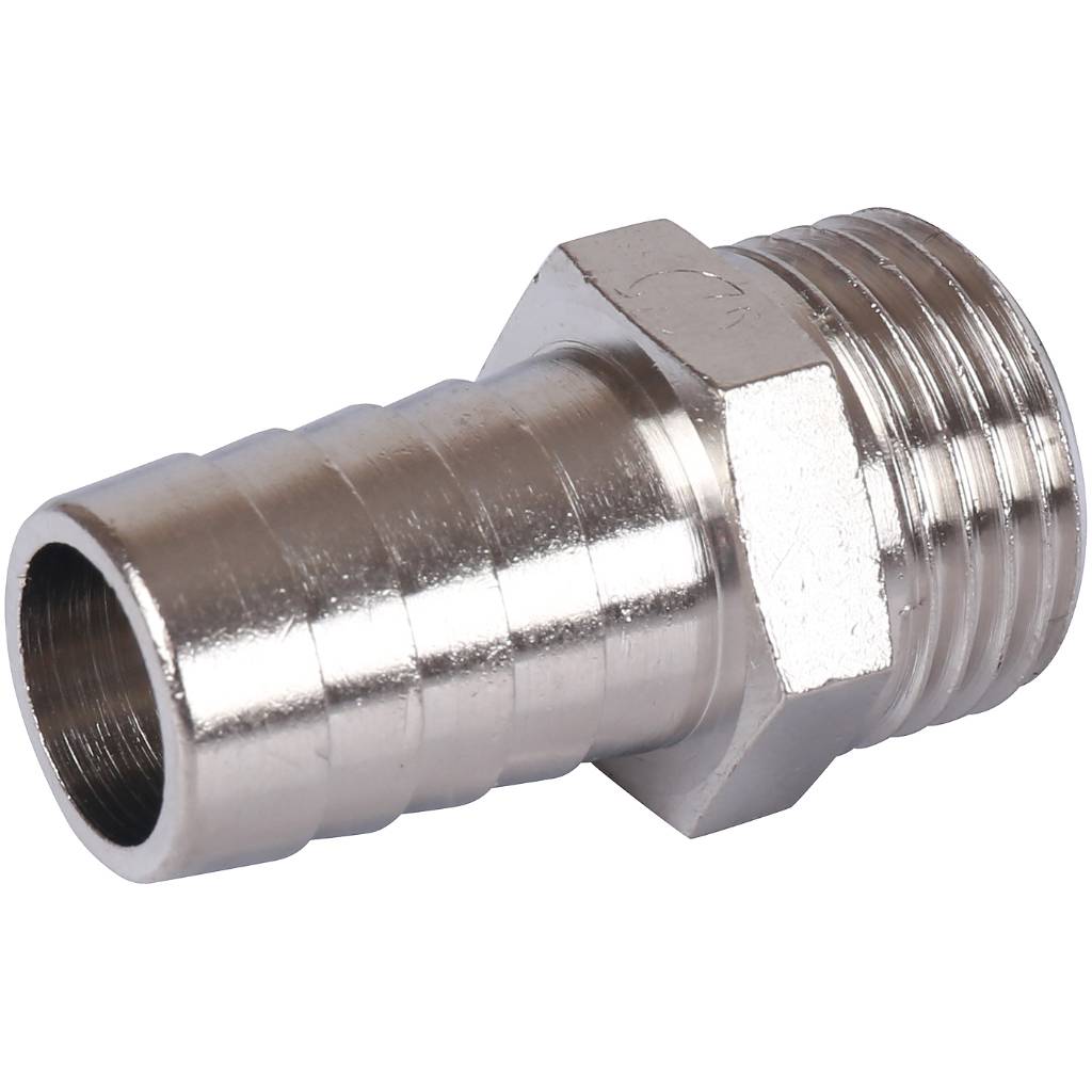 Штуцер STOUT 1/2"х16 НР (никелированный)