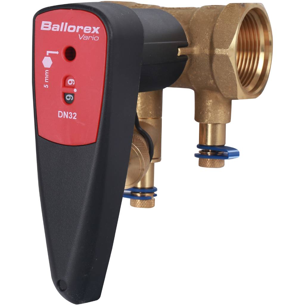 Клапан балансировочный BROEN V DN40S PN25 Kvs=23,7 м3/ч ручной резьбовой с дренажем 4751000S-001673