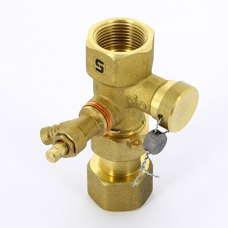 Вентиль отсечной UNI-FITT В 3/4 пломбируемый для расширительных баков