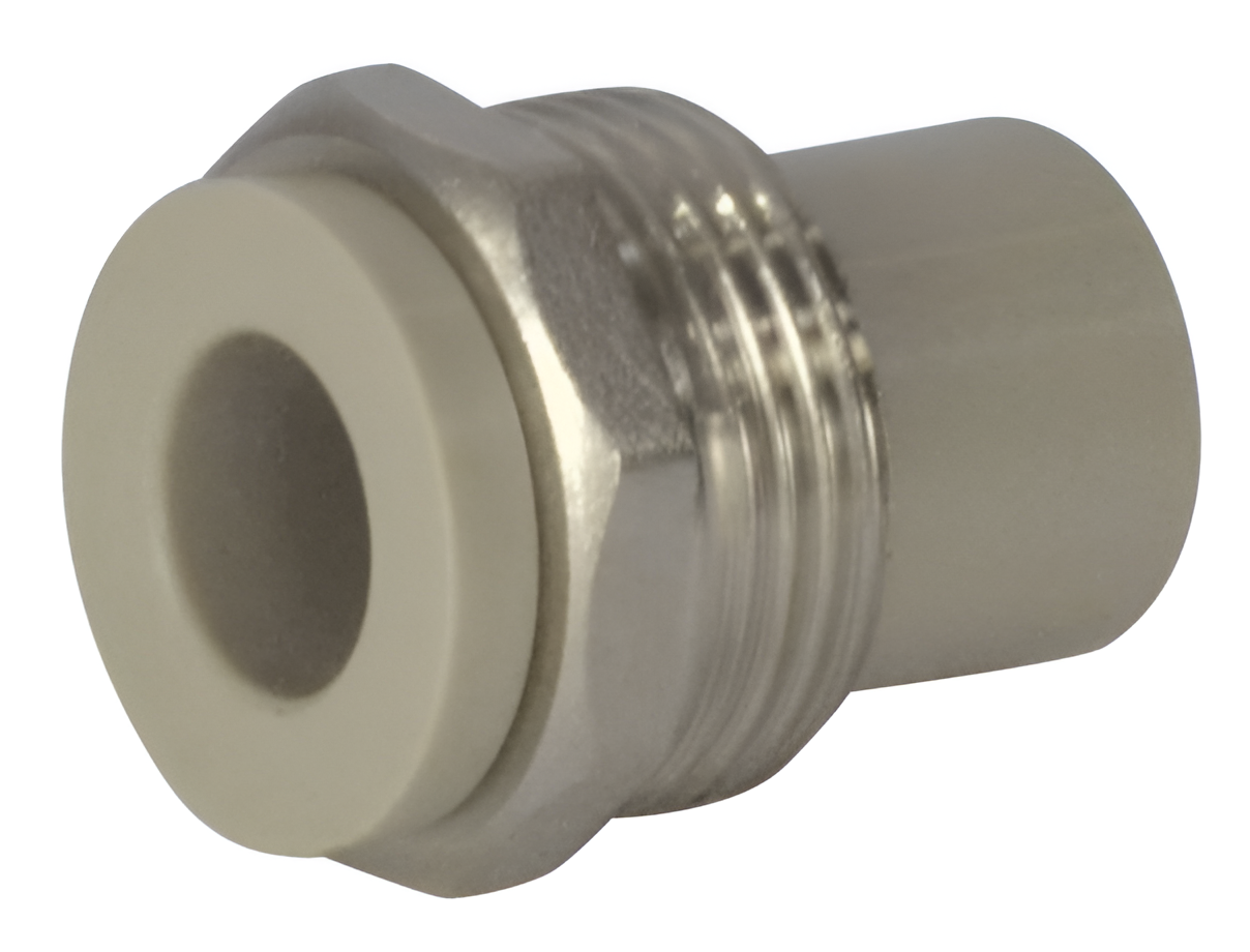 Штуцер VALFEX PP-R Dn20х3/4" НР (серый)