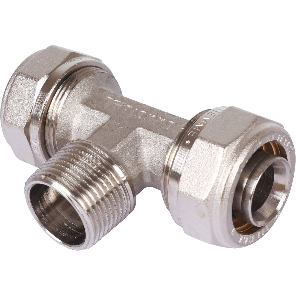 Тройник TIEMME 26х3/4х26 с наружной резьбой