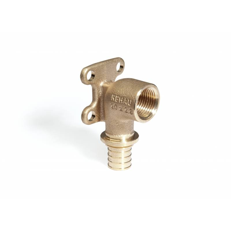 REHAU RAUTITAN Угольник настенный с квадратными фланцами  20-Rp1/2 RX+