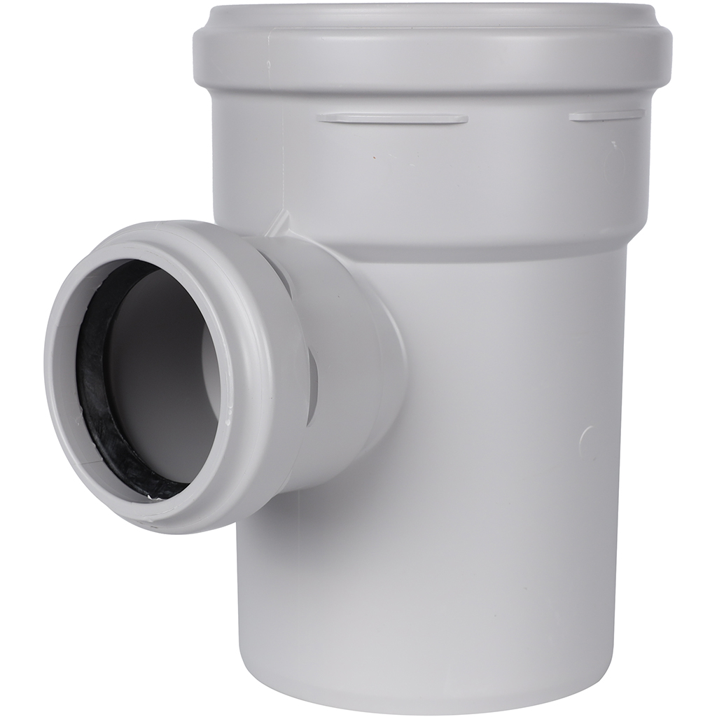 Тройник STOUT 110x58/87,5° канализационный бесшумный
