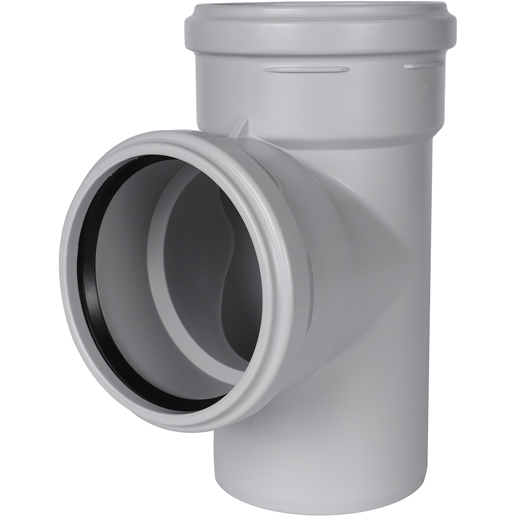 Тройник STOUT 110x110/87,5° канализационный бесшумный