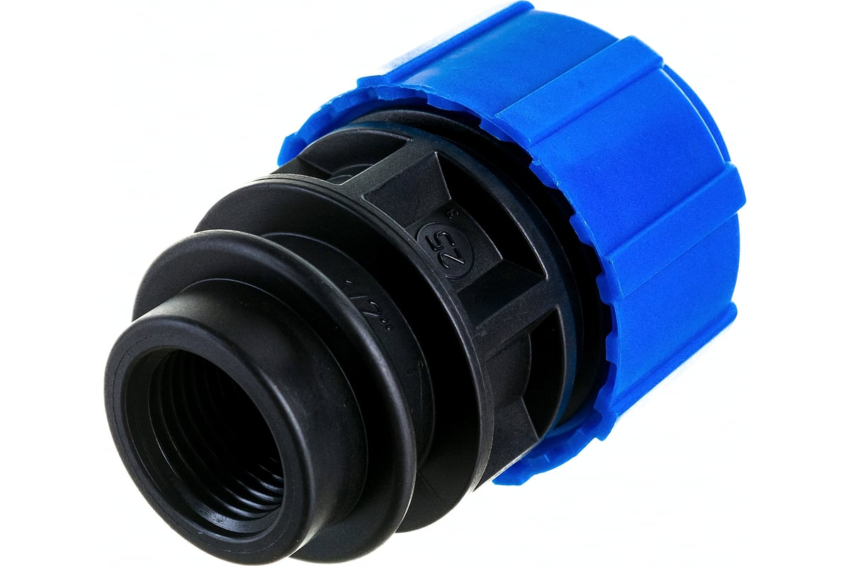 Муфта компрессионная ТПК-АКВА ПЭ Дн25х1/2" ВР