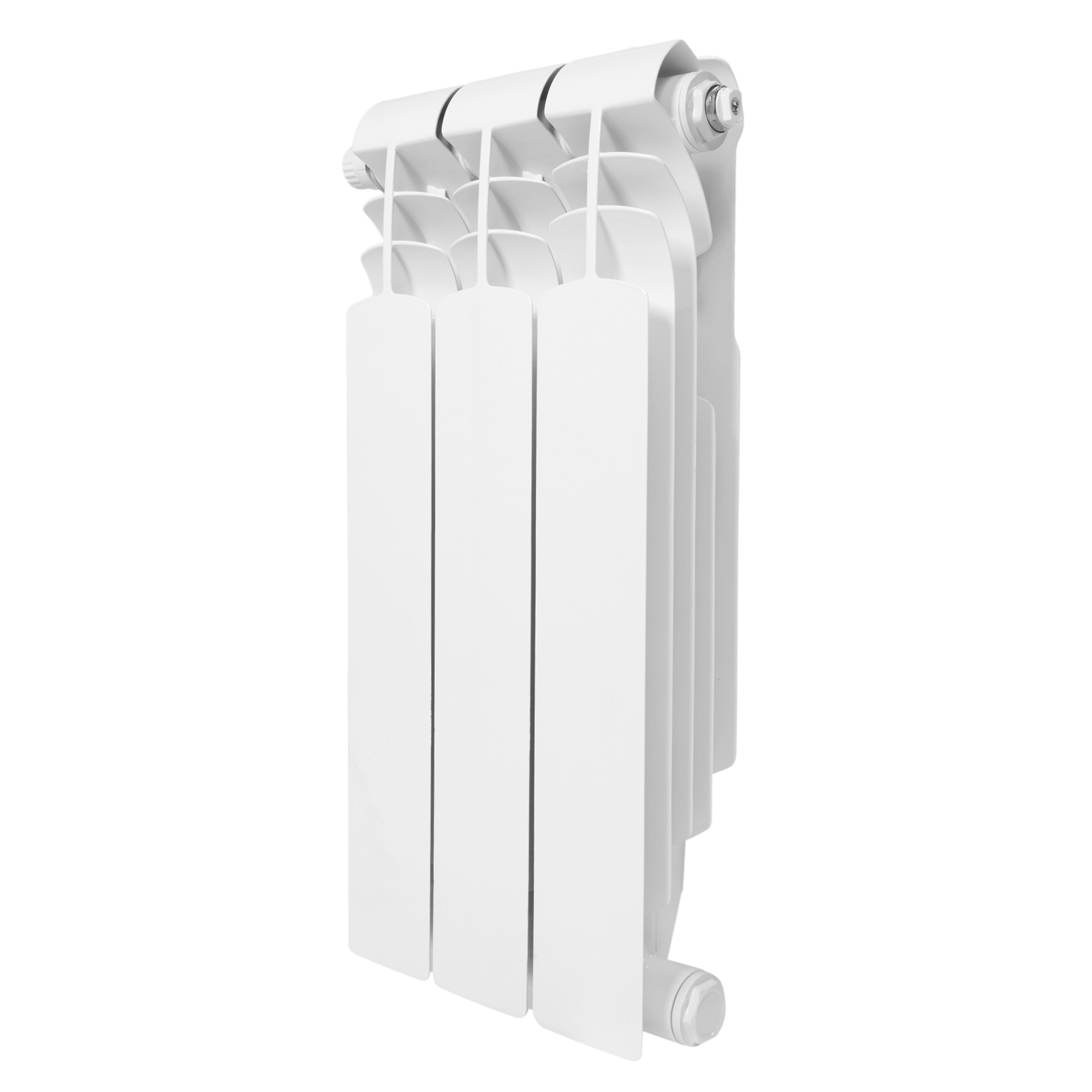 Радиатор биметаллический Royal Thermo Vittoria Super 500 VDL - 3 секции нижнее левое