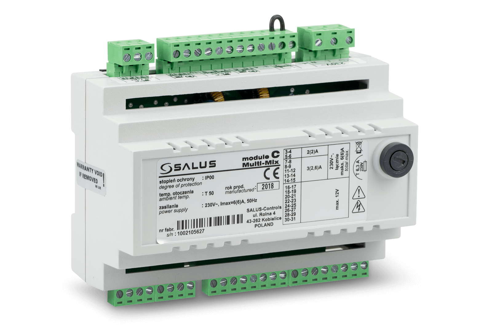 Модуль расширения Salus на +2 дополнительных регулируемых контура для контроллера Multi-Mix