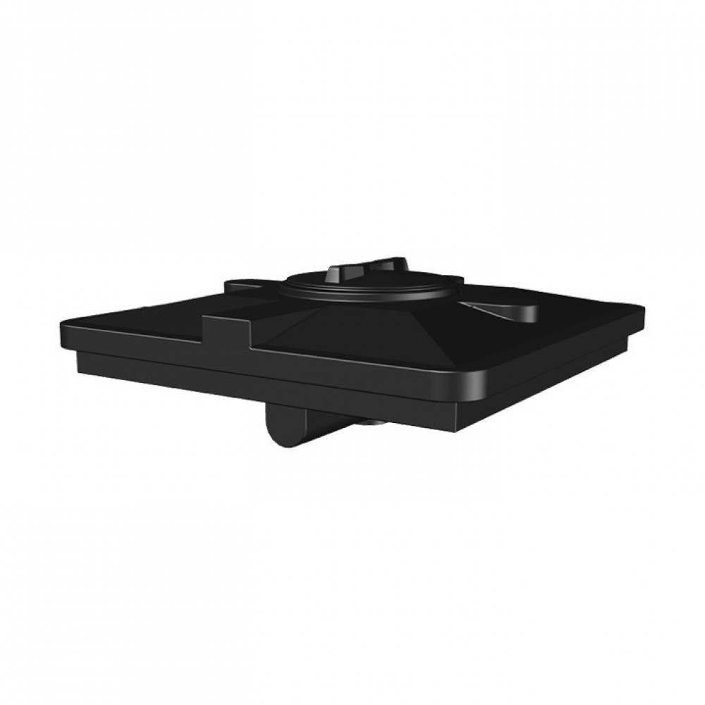 Бак для душа Акватек Стандарт 240 литров с подогревом (черный) 950х950х440