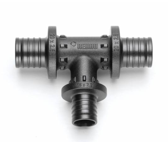 REHAU RAUTITAN Тройник с уменьшенным боковым проходом 20-16-20 PX