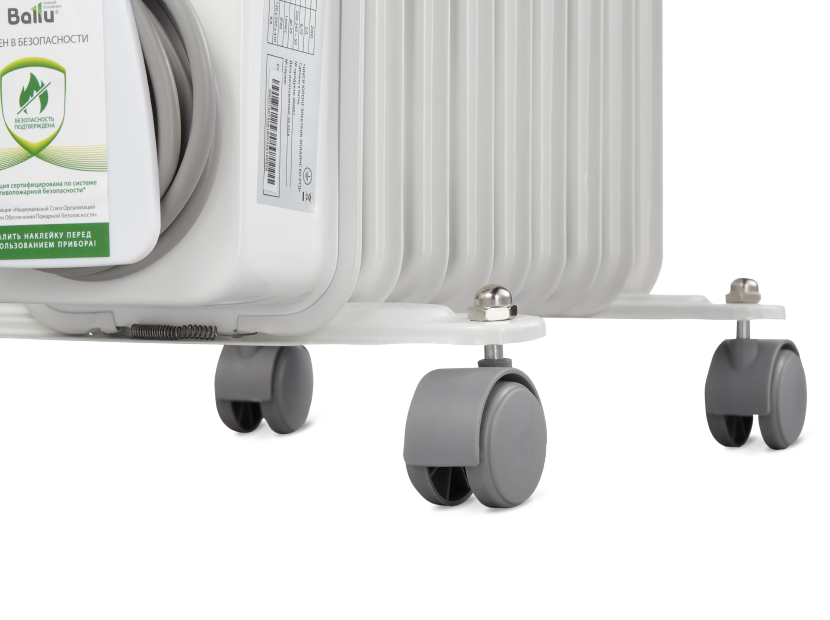 Масляный радиатор Ballu Level BOH/LV-07 1500 (7 секций) белый