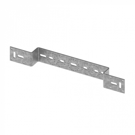 Монтажная пластина TECE усиленная из оцинкованной стали для трех настенных уголков