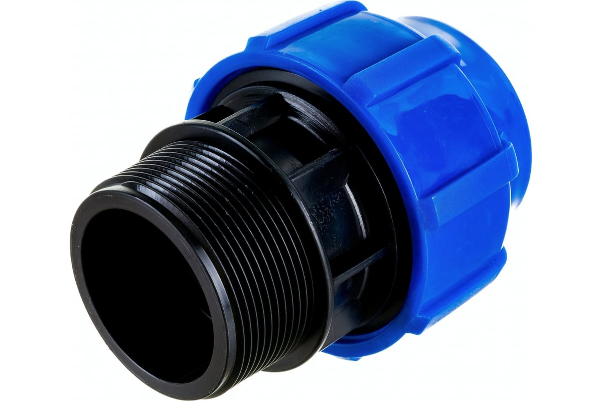 Муфта компрессионная ТПК-АКВА ПЭ Дн50х2" НР