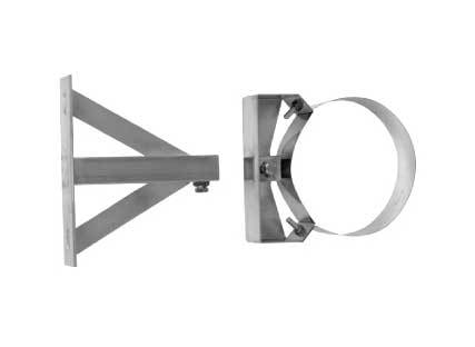 Стеновой хомут JEREMIAS DW-FU D150 отступ более 360 мм (раздельный для монтажа с dw 85/86)