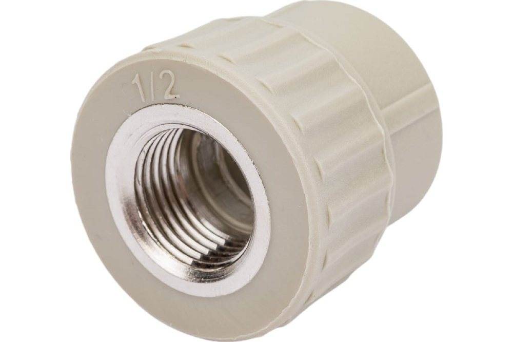 Муфта комбинированная VALFEX PP-R Dn25х1" ВР (серый)