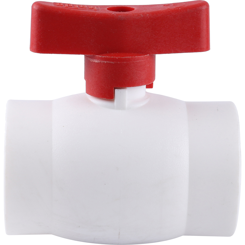 Kalde Мини-кран шаровой с красной ручкой для полипропиленовых труб d=32