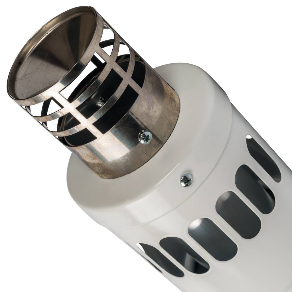 Финальный элемент STOUT DN60/100 900 мм горизонтальный со стальным оголовком