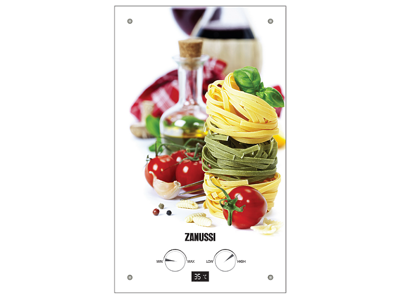 Проточный газовый водонагреватель ZANUSSI GWH 10 Fonte Glass La Spezia