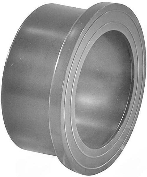 Бурт Aquaviva ПВХ Дн160 Ру16 напорный под клеевое соединение под фланец (серый)