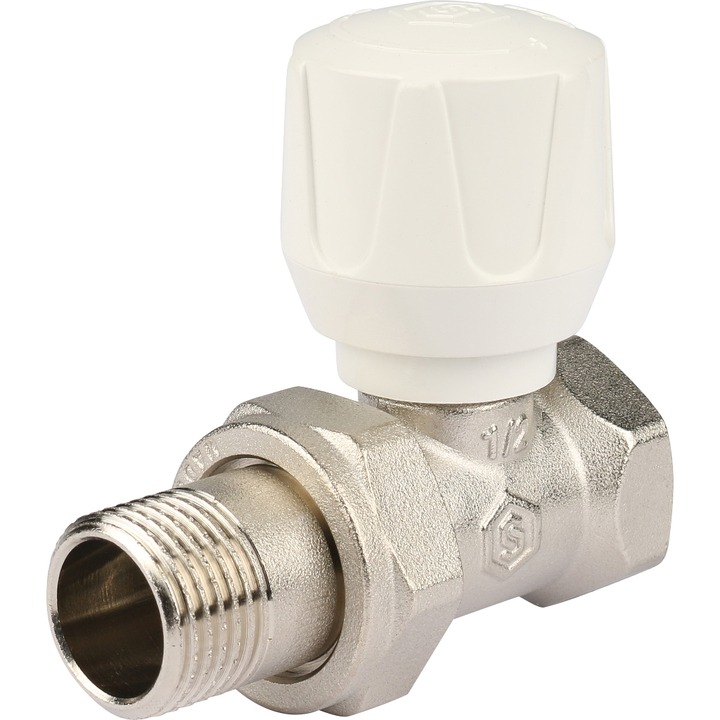 STOUT Клапан ручной терморегулирующий (прямой 1/2")