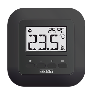 Термостат комнатный ZONT МЛ-232.black (RS-485) для ручного управления температурой контура