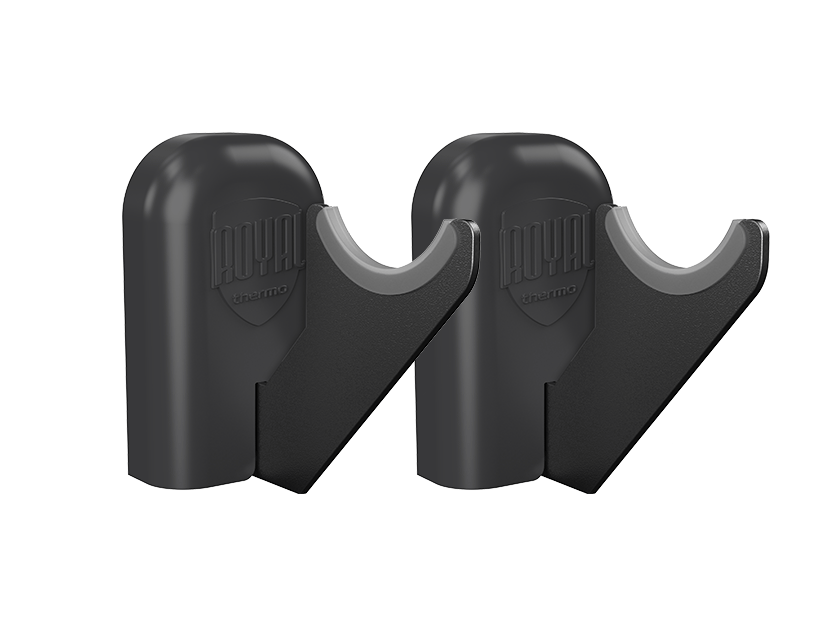 Комплект настенных регулируемых кронштейнов Royal Thermo Design 100 (черный)