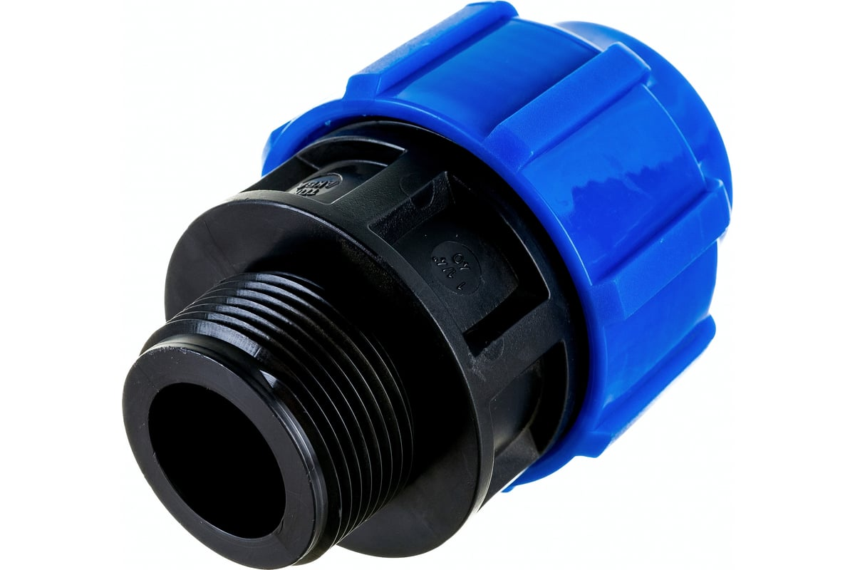 Муфта компрессионная ТПК-АКВА ПЭ Дн40х1 1/4" НР