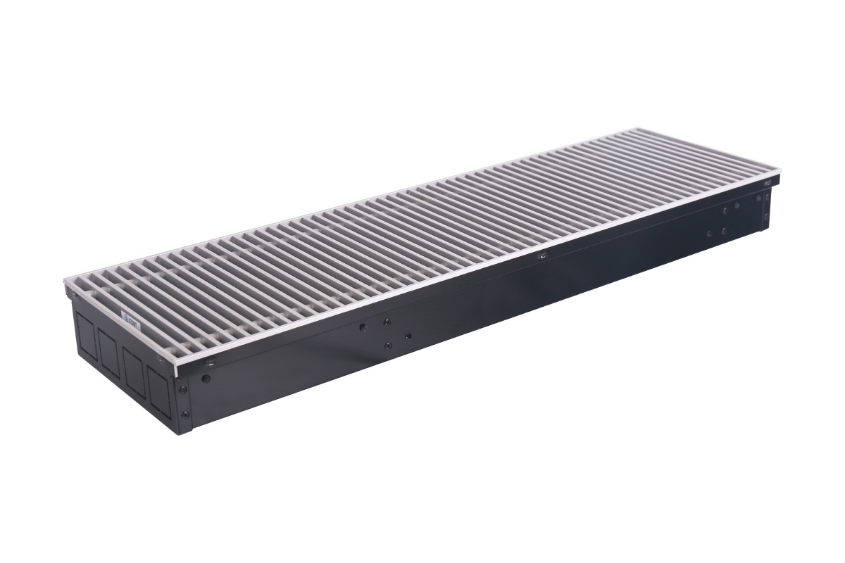 STOUT Конвектор внутрипольный SCN 200.380.3000 (Решётка роликовая, анодированный алюминий)