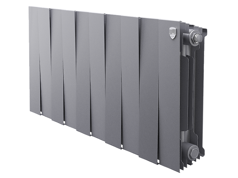 Радиатор биметаллический Royal Thermo PianoForte 300 /Silver Satin x 10 секций