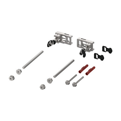 Крепление модуля TECE TECEprofil с регулировкой глубины монтажа и быстрой фиксацией