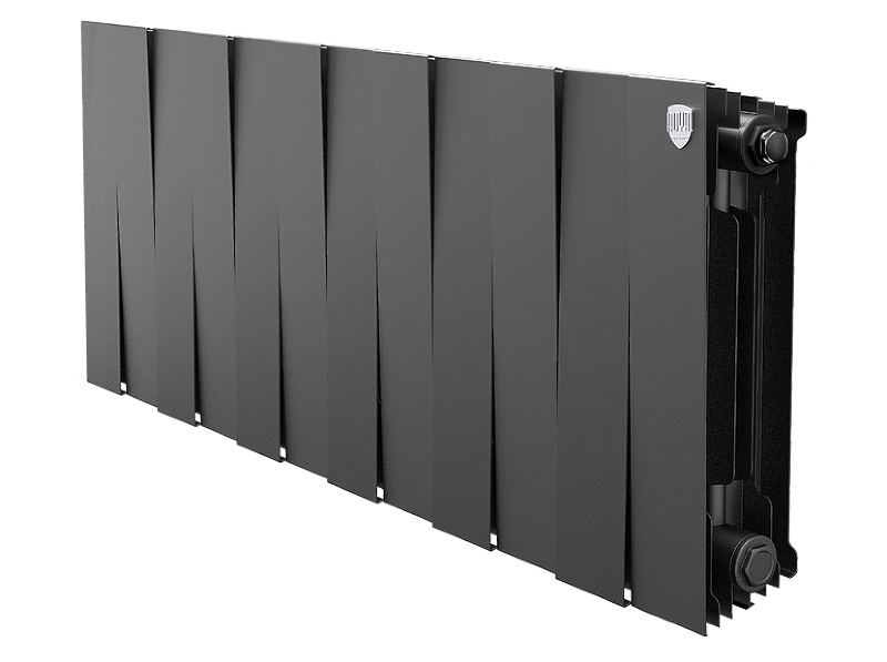 Радиатор биметаллический Royal Thermo PianoForte 300 /Noir Sable x 12 секций