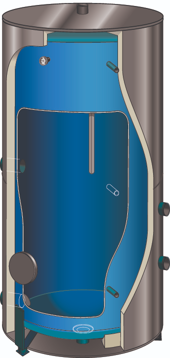 Буферная емкость Atlantic Corhydro 3000L