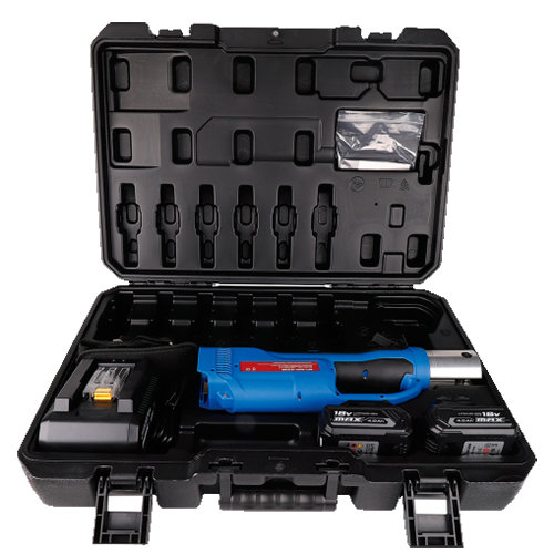 Аккумуляторный пресс-инструмент ROMMER (пресс-инструмент, 2 аккумулятора 4.0Ач, зарядное устройство)