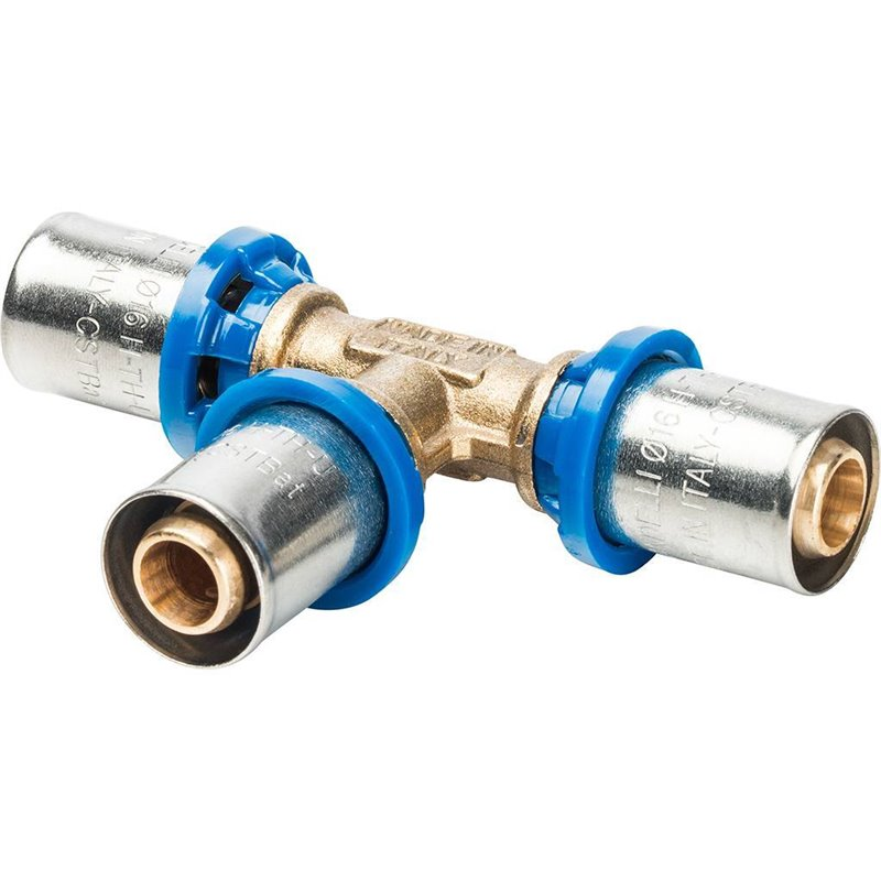 Тройник Prandelli Multyrama 16х2,0 профиль H, TH, U для металлопластиковых труб