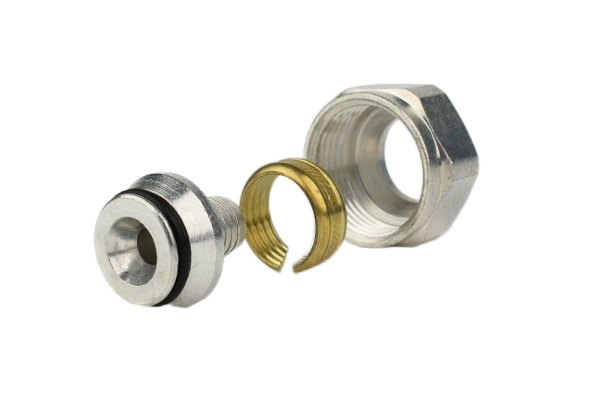 Резьбозажимное соединение ELSEN 20х2,8 (20x2,9) 3/4" НГ ЕК для PE-X, PE-X/Al/PE-RT труб (покрытие TI