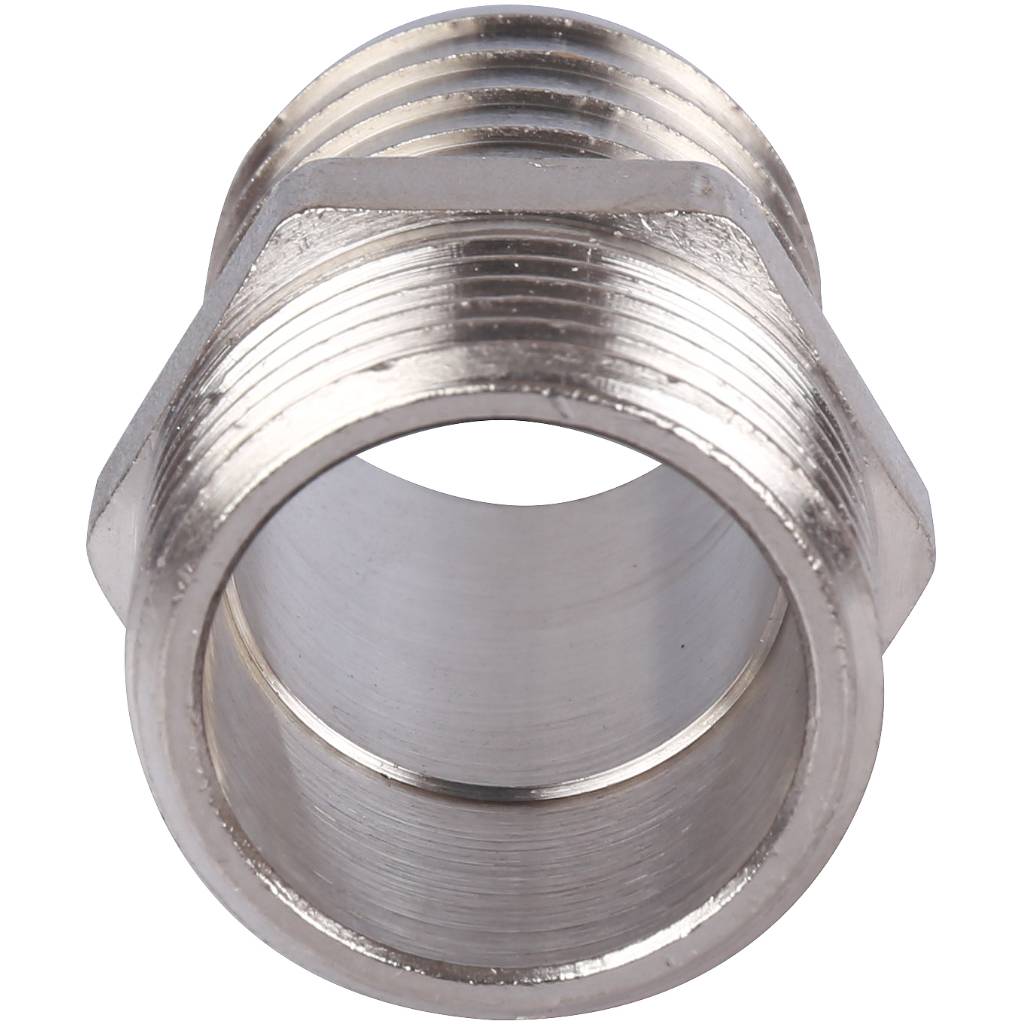 Штуцер STOUT 1"х30 НР (никелированный)