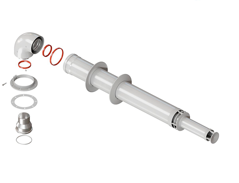 Комплект коаксиальный Royal Thermo 60/100 L=1000 мм (+ old Navien Deluxe 75/100) универсальный