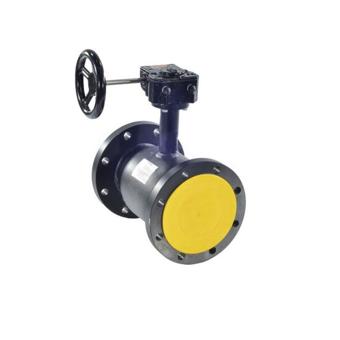 Кран шаровой BROEN Ballomax DN 200 PN 16 фланцевый стандартнопроходной с редуктором КШТ 61.103.200.Р