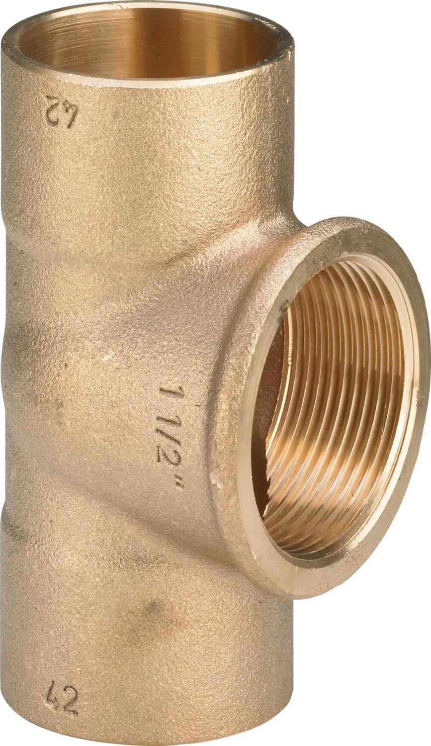 Тройник под пайку Viega Вн 22х3/4"х22мм бронза 