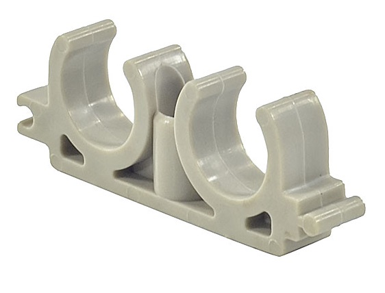 Опора двойная VALFEX PP-R Dn20 (серый)