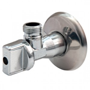 Кран шаровой Giacomini 1/2"х1/2" угловой c уплотнительным кольцом (хром) для смесителя