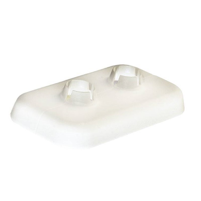 Пластиковая розетка LUXOR М 531 16 мм двойная межосевое расстояние 40 мм для блоков M 87,282,341,351